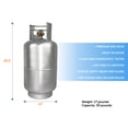 thumbnail image 6 of Flame King 30lb Aluminum Propane Tank Cylinder, Gauge & Opd Valve, Rugged Designed, Outdoor Cooking, 6 of 12