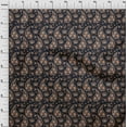 thumbnail image 4 of oneOone Cotton Cambric Black Fabric Asian Paisley With Floral Sewing Craft Projects Fabric Prints By Yard 56 Inch Wide, 4 of 4