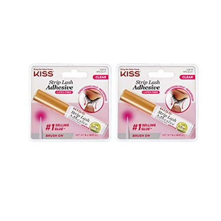 Kiss Strip Lash Adhesive Clear (2 Pack)
