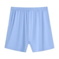 thumbnail image 2 of Men's 4-way Stretch Boxer Briefs | Lightweight & Moisture Wicking Underwear Light Blue 5XL, 2 of 3