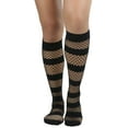 thumbnail image 4 of ToBeInStyle Women's Spandex Knee High Socks with Stripes - Black - One Size, 4 of 7