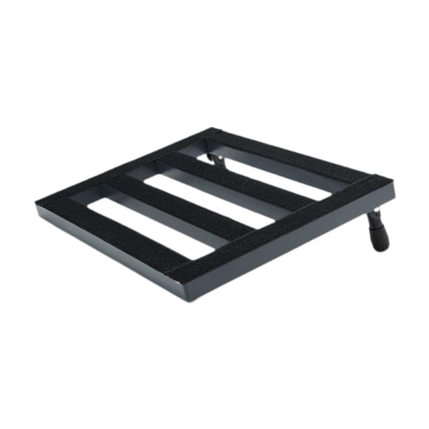 Pedalera para guitarra de aluminio profesional ligera y amplificada. 40x32cm