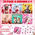 thumbnail image 2 of Regalos para el día de San Valentín Partylamb, 24 paquetes de rompecabezas para perros y gatos para niños, 2 of 7