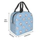 thumbnail image 3 of Easygdp French Bulldog Head Bolsa Térmica Premium - Tela Oxford Impermeable, Gran Capacidad, Bolsillo Frontal, Unisex para Trabajo, Escuela, Actividades al Aire Libre y Picnics, 3 of 8