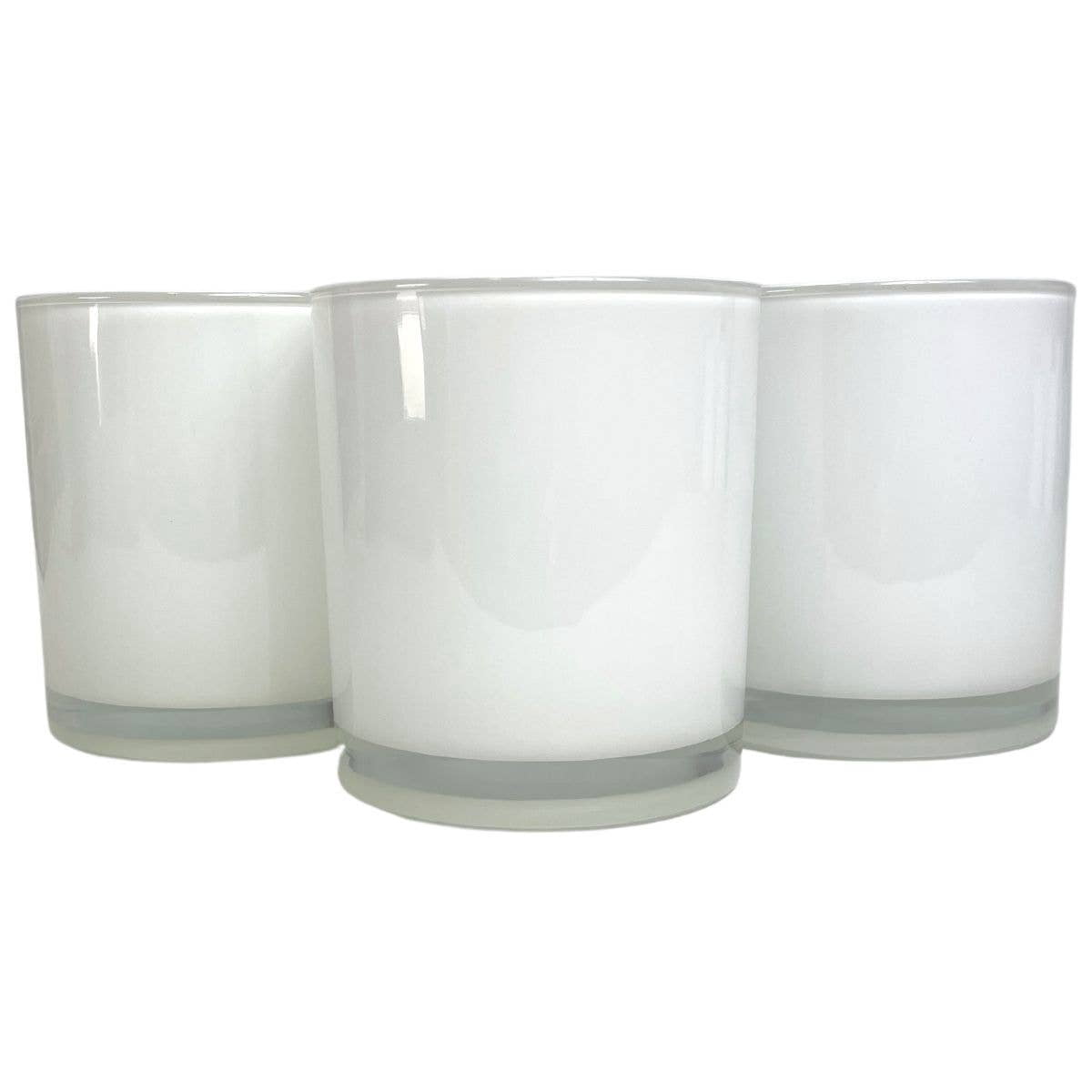 14 oz. Havana Milk White Empty Candle making Jar candle vessels for DIY candle-making projects (Box of 36) FREE SHIPPING