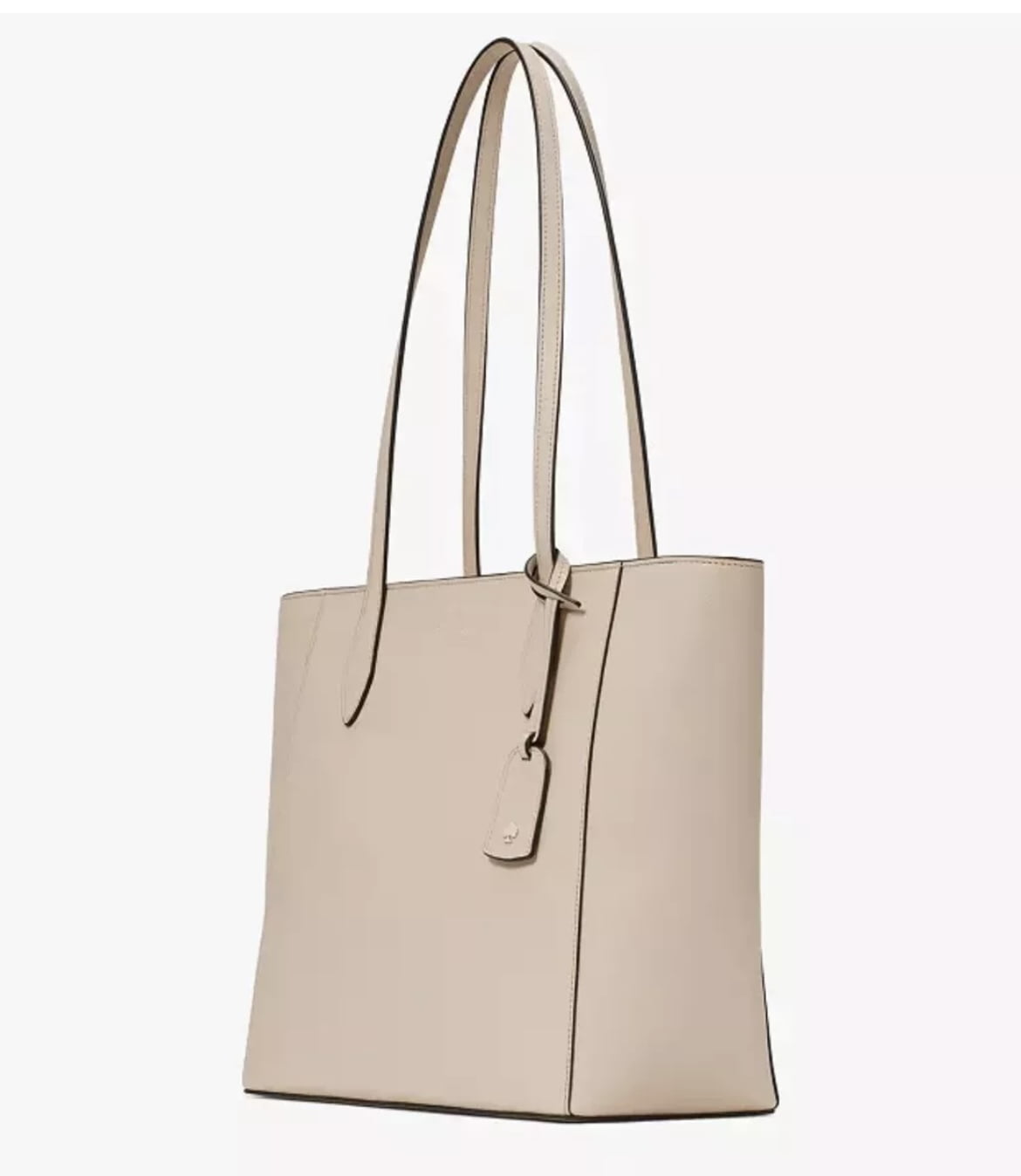 Kate Spade New York Dana Saffiano PVC Warm Beige Large Tote Bag