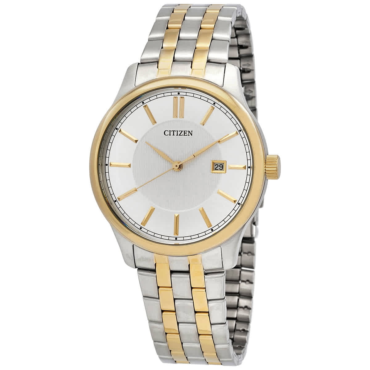 Citizen Quartz Silver Dial Two-tone Men's Watch BF2018-52A - Walmart.com