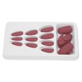 thumbnail image 4 of 24 Piezas Matte Pure Color Artificial Falsas Cubierta Completa Consejos De Uñas Falsas Para Fiestas Bodas De Baile, 4 of 7