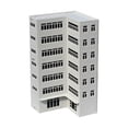 thumbnail image 2 of Modelo ferrocarril, decoraciones ciudad en miniatura, DIY de modelo de , modelo de arquitectura, d , 72 16x14.5x30cm yotijar Casa Mini Tren Ciudad, 2 of 10