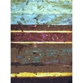 thumbnail image 2 of Ghanooni, Sarah 15x18 Gold Ornate Wood Framed with Double Matting Museum Art Print Titled - Urban Wall, 2 of 4
