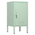 thumbnail image 4 of AKDSteel Metal Locker Nightstand with Shelf,Single Door Lockable Metal End Table,Modern Bedside Table, Versatile Side Cabinet for Bedroom, Living Room, or Office, 4 of 6