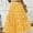 Yellow, variant on ZEHJUHAN Women's Floral Print Boho Maxi Skirt, High Waist Pleated A-Line Long Skirt for Spring Summer
