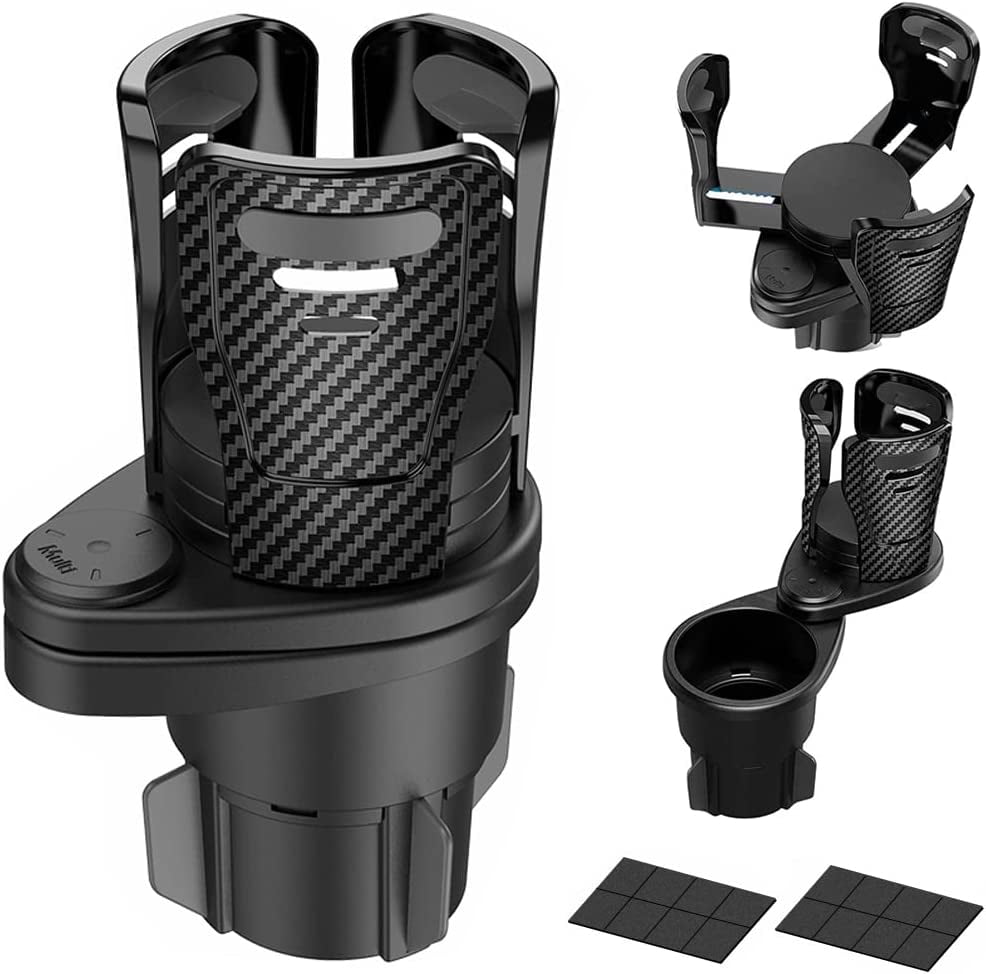 ALUED Car Cup 2 in 1 Holder Expander, Dual Cup Holder Expander for Car