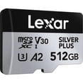 thumbnail image 3 of Memoria MicroSDXC Lexar Silver Plus 512 GB UHS-I 160MB/s, 3 of 3
