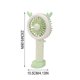 thumbnail image 3 of Summer USB Fan Cute Cats Handheld Folding Mini Fan Cartoons Style Portable Light-up Mini Fan For Students, 3 of 6