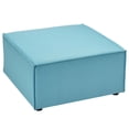 thumbnail image 3 of Modway Saybrook Outdoor Patio Upholstered Sectional Sofa Ottoman in Turquoise, 3 of 6