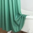 thumbnail image 5 of Extra Wide Fabric Shower Curtain, Blue Ombre Waterproof Around Shower Curtains for Bathroom, Microfiber Cloth Wide Bath Curtains, 108" W x 84" H, 5 of 6