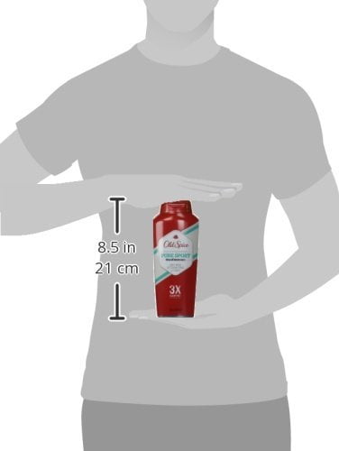 Old Spice High Endurance 3x Clean Pure Sport Scent Body Wash for Men, 18 oz