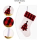 thumbnail image 2 of Paquete de Navidad de arpillera , medias colgantes para chimenea, medias de decoración para día festivo familiares y fiestas de Navidad(B)(3 piezas), 2 of 5