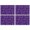 Purple Halloween Black-1, variant on Purple Halloween Ghosts Skulls and Bats Summer Placemats Table Placemats Set Of 4-Linen Kitchen Washable Placemats Table Mats 11.8"x17.7" Non-Slip Heat Resistant