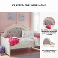 thumbnail image 4 of Signature Design by Ashley Realyn Fabric Twin Day Bed in White and Light Gray, 4 of 11