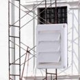 thumbnail image 3 of Couvercle de Ventilation en Plastique pour Sécheuse Extérieur, Grille de Ventilation en Plastique avec 3 Rabats, Conduit Mural de Ventilation avec Filet (15 * 15cm), 3 of 8