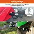 3Way Trailer Hitch Adapter with Bolt for ATV Lawn Mower Golf Cart Yard