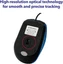 CRESTIN- Verbatim 99743 Blue Corded Notebook Optical Mouse W/Scroll Wheel