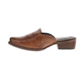 thumbnail image 3 of Roper Womens Lynelle Embossed Ostrich Print Slip On Mules Flats Casual Shoe, 3 of 5