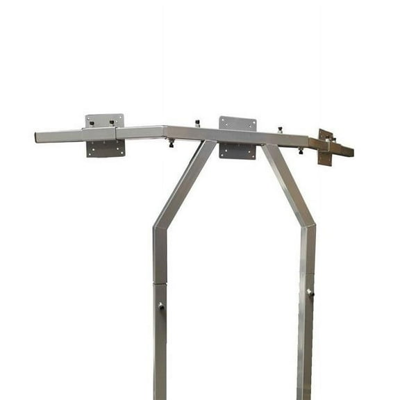 GTA Triple Monitor Stand Silver Fit Up To 24" Monitor