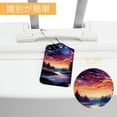 thumbnail image 3 of 2 Pack Luggage Tag for Suitcase, Firefly Baggage Tag with Stainless Steel Loop Privacy Cover for Women Girls Bag Travel, 3 of 7