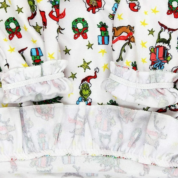 Dr. Suess The Grinch All Over Print Toddler Girls Nightgown Toddler 2T Walmart