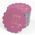 thumbnail image 4 of Inkdotpot Étiquettes en Papier Réelles Dorées Joyeuses Fêtes 50 Pcs, 4 of 6
