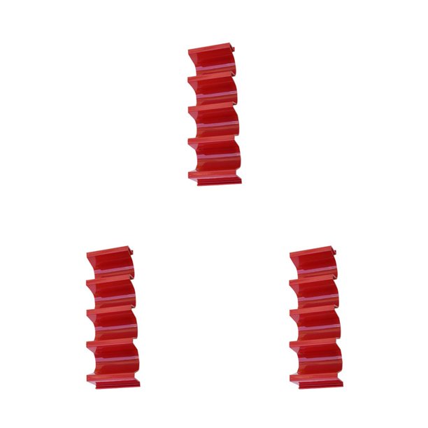 Soporte para tacos Matsuzay Taco Holder Estante en forma de onda Rojo tipo de plástico