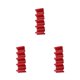 thumbnail image 1 of Soporte para tacos Matsuzay Taco Holder Estante en forma de onda Rojo tipo de plástico, 1 of 6