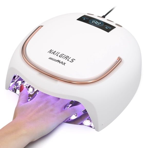 NAILGIRLS Led Nail Lamp,Professional Salon Nail Dryer for Gel Polish Curing Light Machine, with Automatic Sensor and LCD Display for Home and Nail Salon