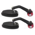 thumbnail image 4 of Bangcool 1 Pair Motorcycle Mirror Adjustable Rear View Aluminum Alloy Bar End Mirror Motorcycle Side Mirror, 4 of 9