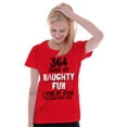thumbnail image 3 of Christmas 364 Days Fun 1 Day of Coal Womens Fitted Plus Size Graphic Tee Brisco Brands 3X, 3 of 5