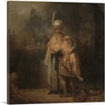thumbnail image 1 of ARTCANVAS David and Jonathan 1642 Canvas Art Print by Rembrandt van Rijn - Size: 12" x 12" (0.75" Deep), 1 of 9
