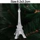 thumbnail image 3 of piezas de adornos navideños para el hogar, adornos acrílicos de cristal, copos de nieve, alce, colgantes para árbol de Navidad, regalo de Año Nuevo 2024, 3 of 5