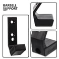 thumbnail image 2 of 2Pcs Wall Mounted Barbell Rack Barbell Storage Rack Weight Bar Holder Fitness Equipment Rack, 2 of 9