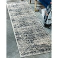 thumbnail image 1 of Unique Loom 3135987 3 x 13 ft. Chateau Jefferson Runner Rug, Navy Blue, 1 of 1