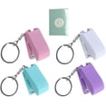 thumbnail image 1 of HUGFEGWE Heavy Duty Keychain 5 Pieces Mini Stapler, Tiny Office Stapler Small Keychain Staplers Hand Staplers Portable Desktop Stapler for Office Stapler DIY Tools UA824-19261, 1 of 9