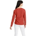 thumbnail image 4 of Hanes Women's Long Sleeve Cotton V-Neck T-Shirt, Sizes XS-XXL, 4 of 6