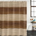 thumbnail image 3 of Brown Wood Grain Waterproof Fabric Shower Curtain,Ombre Rustic Retro Wooden Plank Waterproof Fabric Shower Curtain for Bathroom Curtains Bathtubs Hotel Shower Curtains with 12 Hooks Small 36x72in, 3 of 8