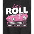 thumbnail image 3 of Barbie - Lets Roll - Toddler And Youth Girls Fitted Short Sleeve Graphic T-Shirt, 3 of 5