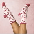 thumbnail image 4 of Aromasoles Essential Oil Infused Warm Cozy Slipper Socks, 3 Pack, Rose, 4 of 9