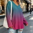 thumbnail image 5 of Bixock Plus Size Women Maternity Tops Long Sleeve Shirts V Neck Loose Casual Pregnant Blouse Soft Comfortable Daily Wear Maternity Clothings, 5 of 7