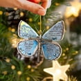 thumbnail image 2 of Flash Deals! Nomeni Household Pendant Christian Butterfly Cross Christmas Tree Ornament, 1 X Pendant, 2 of 7