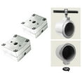thumbnail image 3 of 2 Rockville MAC90S 8" 360° Degree Swivel Chrome Tower Speaker Pods RZR/ATV/UTV, 3 of 18